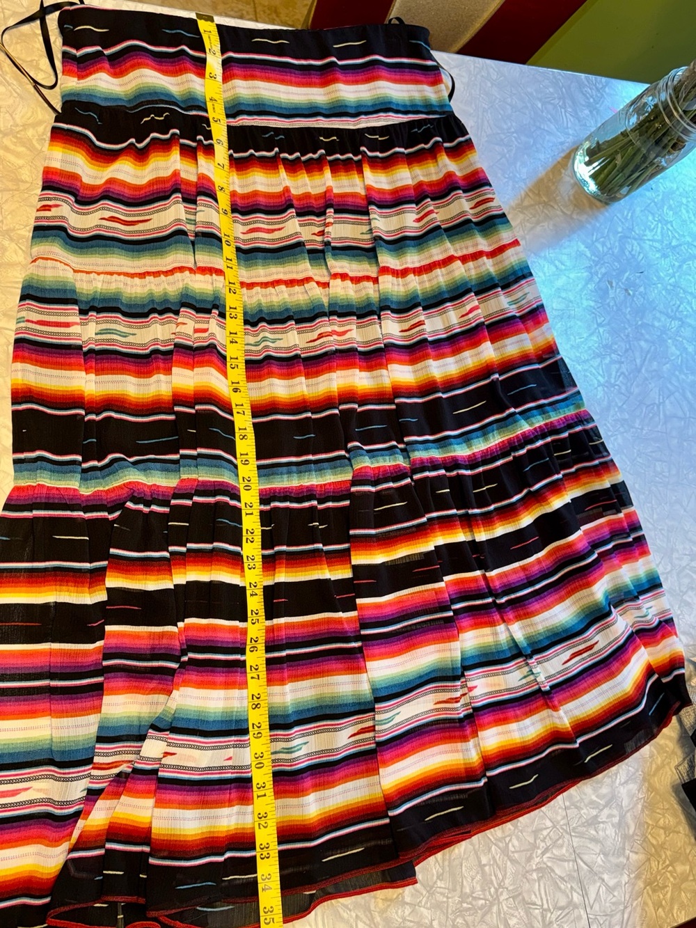 Black label Ralph Lauren Serape Skirt - large xl - Picture 5 of 7